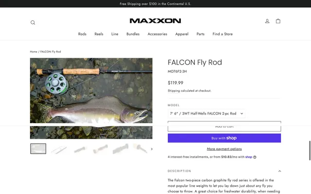 Maxxon website homepage
